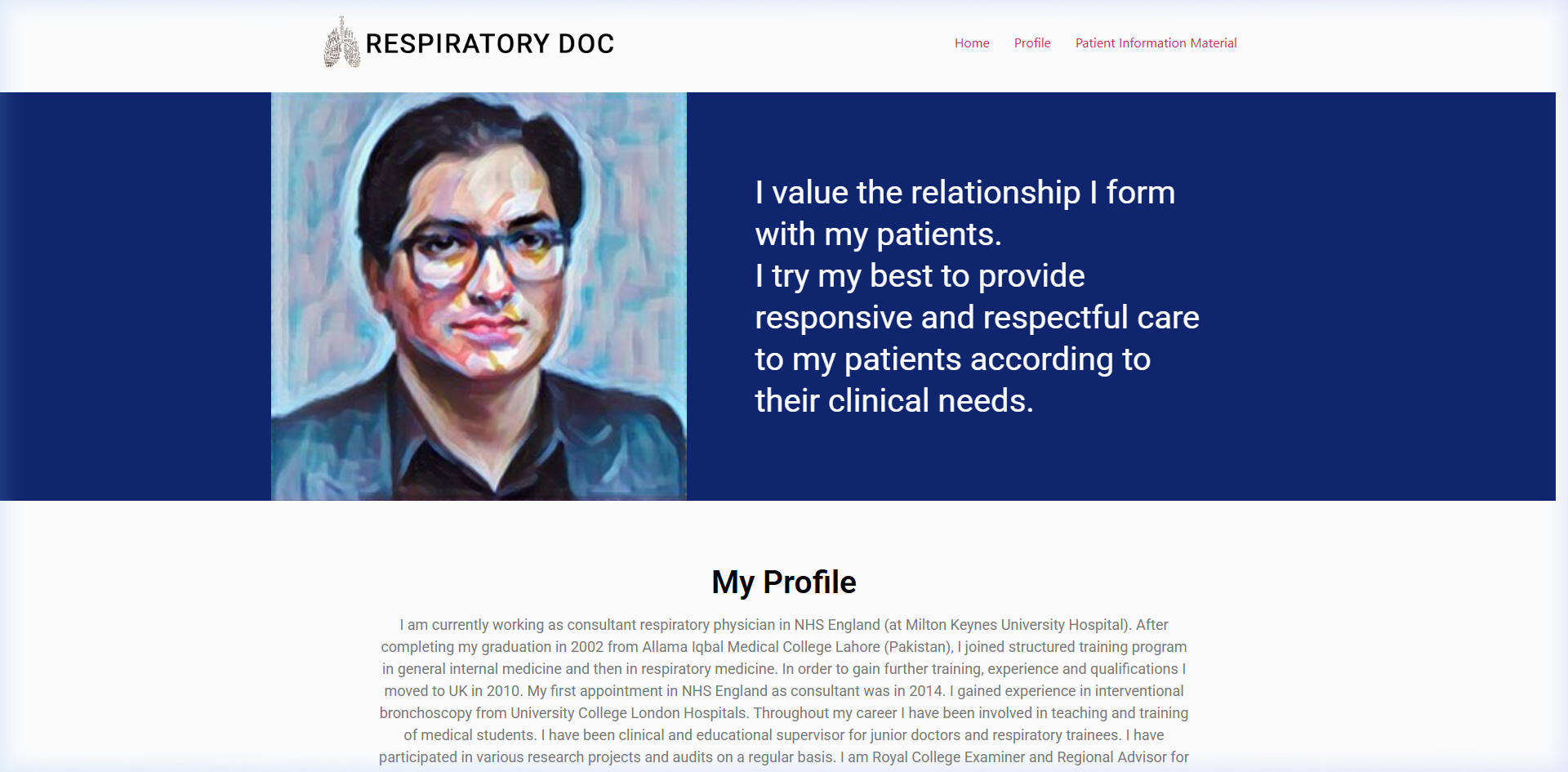 Respiratory Doc Portal